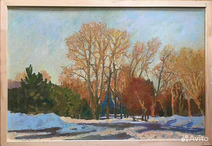 Пейзаж маслом живопись