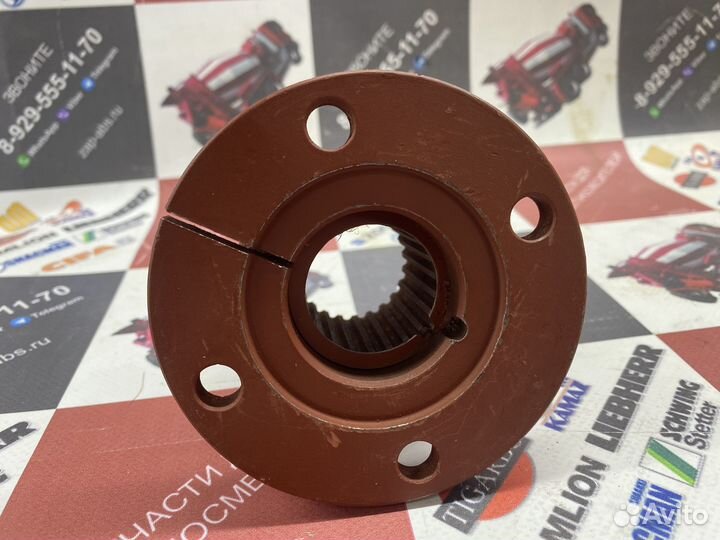 Фланец зажимной D-100 Z-23 4 отв. (50*62)