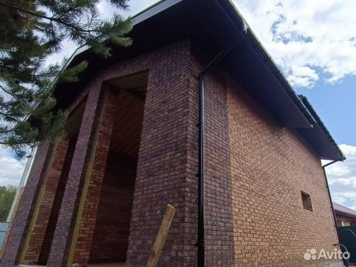 Кирпич лицевой утолщенный 