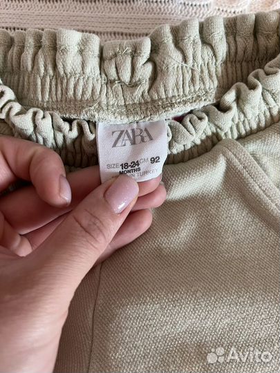 Спортивные брюки для девочки zara 86