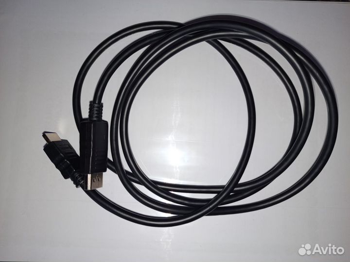 Кабель DisplayPort-hdmi, 1,8 м, черный