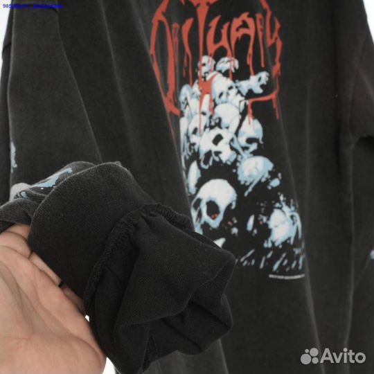 Лонгслив Saint Michael в черном: элегантность каждый день