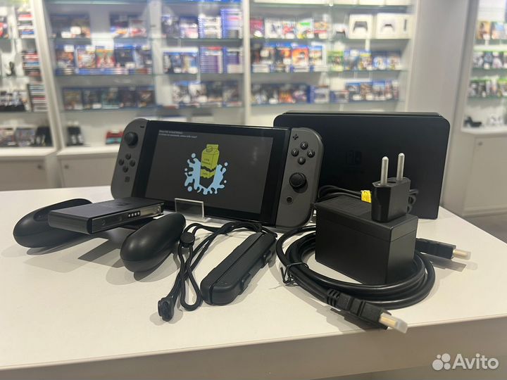Nintendo Switch V2 прошитый + 64Gb