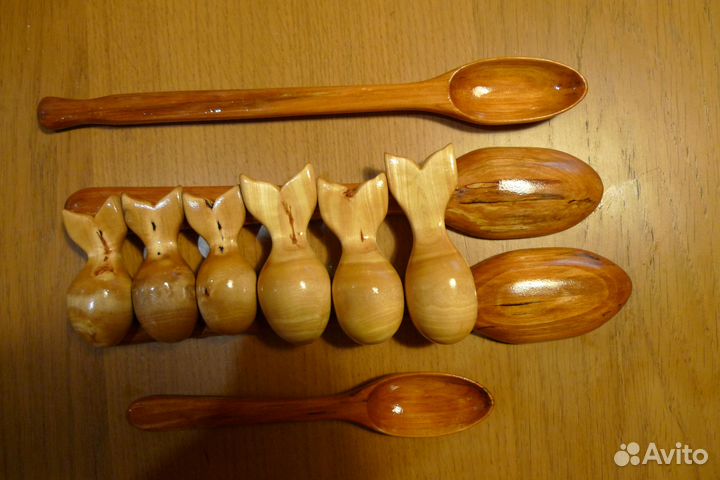 Ложки деревянные из корней и стволов ложечки