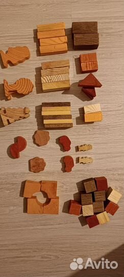 Кубики деревянные