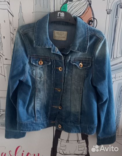 Джинсовая куртка для девочки 140р Zara