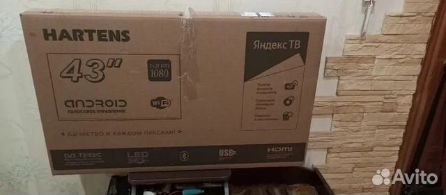 Телевизор Hartens HTY-43FHD06B-S2 43" Full HD купить в Москве ...