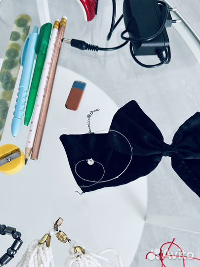 Набор косметики пакетом бижутерия