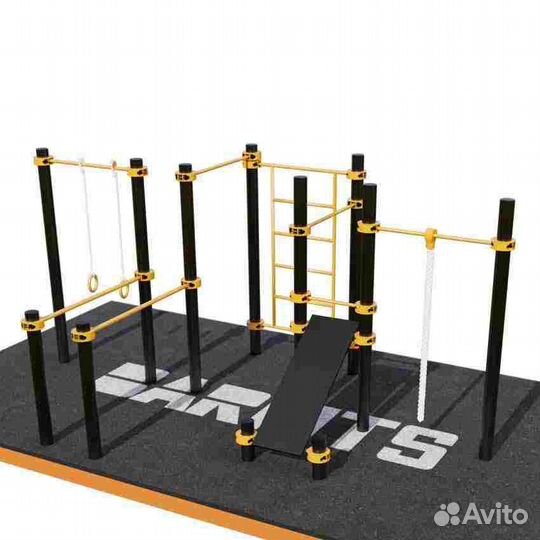 Спортивные Комплексы, Шведская стенка, брусья, кач