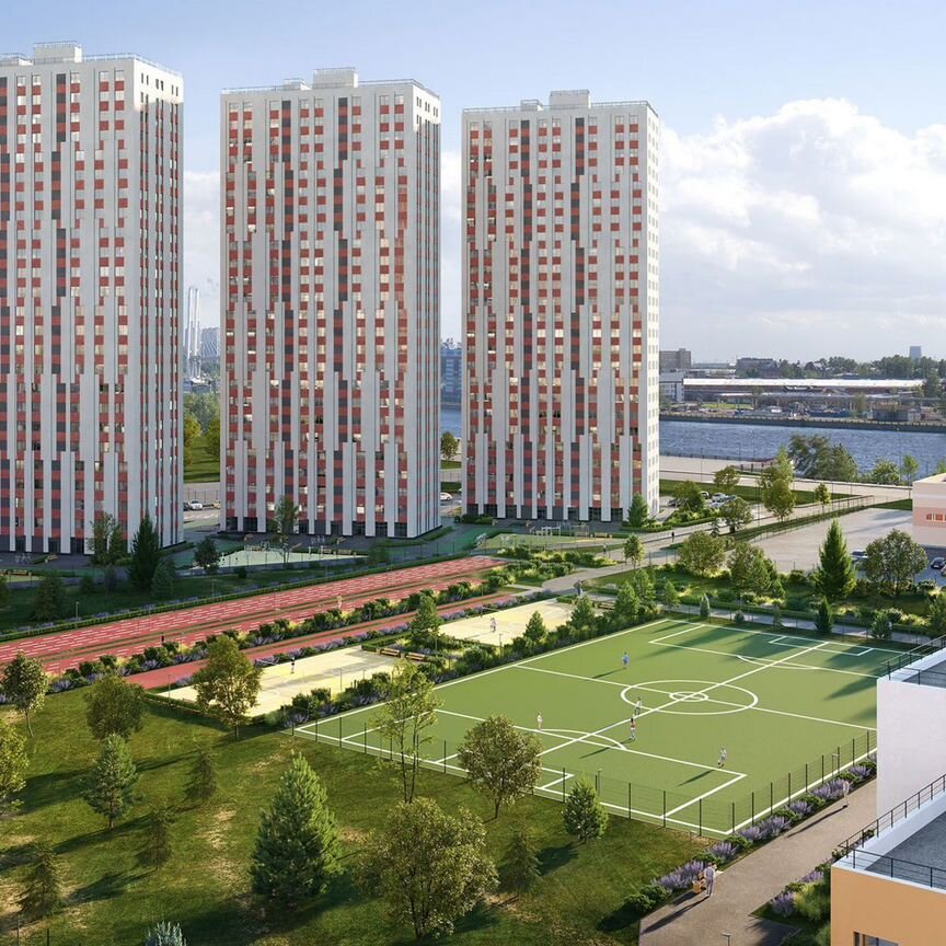 1-к. квартира, 34,6 м², 6/25 эт.