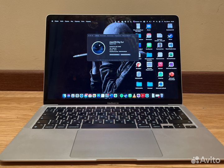 Macbook Air 13 2020 m1 16gb(ram) 512gb(ssd)