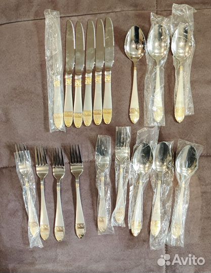 Набор столовых приборов сталь