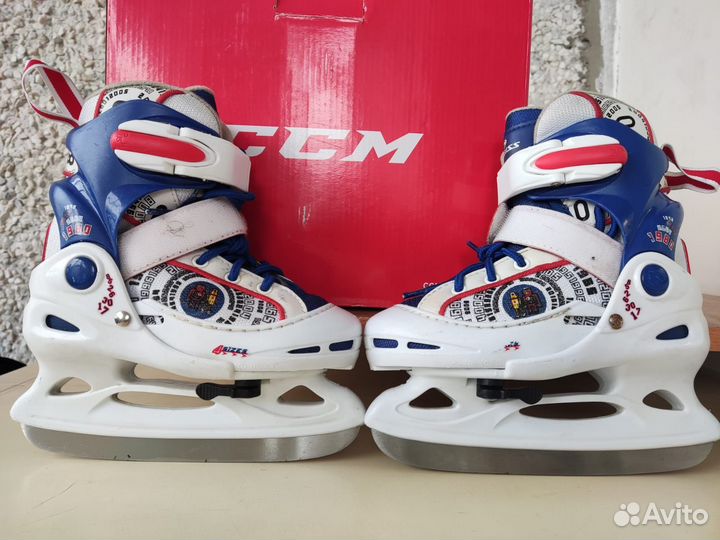 Коньки детские раздвижные (с 26 до 30 размера)