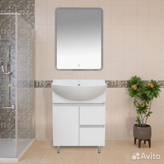 Тумба с раковиной Misty Амур Э-Аму01060-0111Я