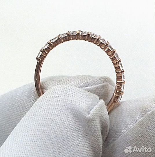 Золотое кольцо с фианитом 16,5р
