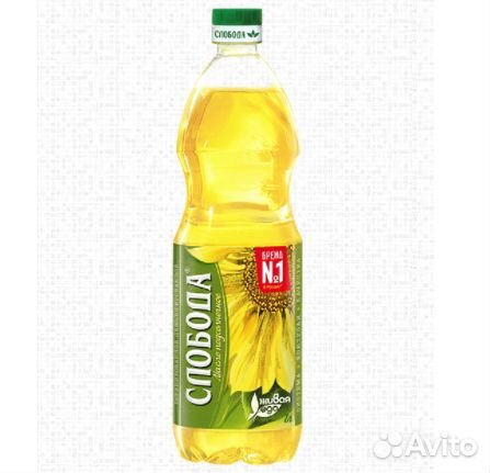 Масло Слобода Подсолнечное 1л (опт)