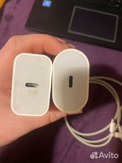 Зарядка iPhone блок, кабель, наушники нерабочее