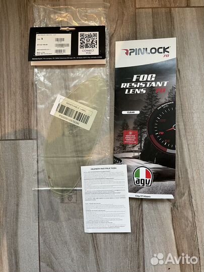 Пинлок для шлема AGV K-5 Jet (Pinlock agv k5 jet)