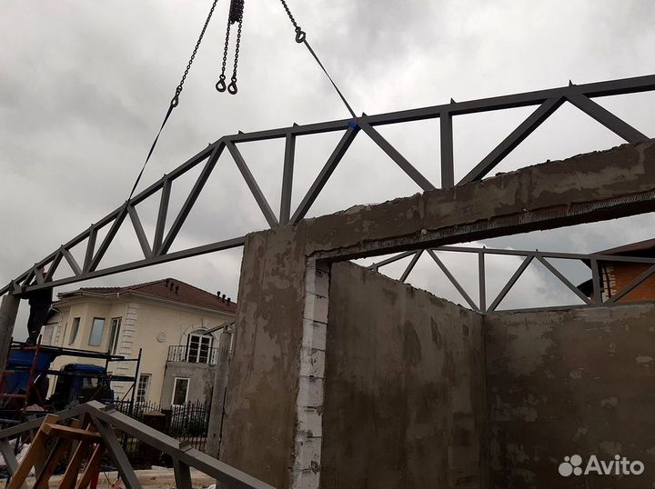 Фермы арочные для навесов