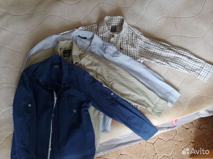 Рубашки на мальчика 122 128