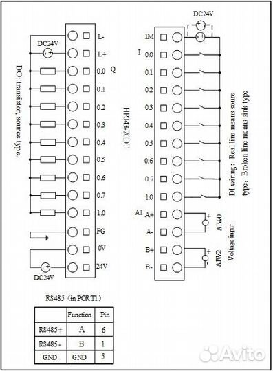 Сенсорный контроллер Kinco hp04320dt плк HMI