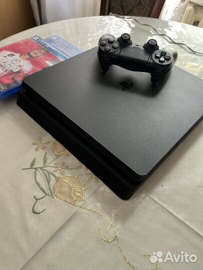 Sony playstation 4 slim + игры