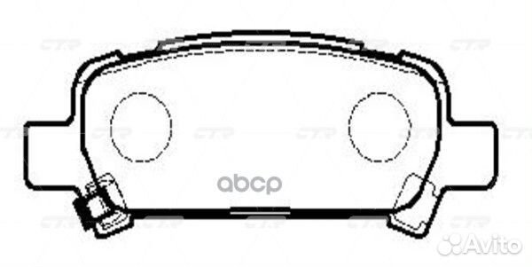 Колодки тормозные subaru forester 97/impreza