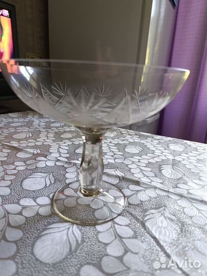 Ваза для фруктов на ножке СССР