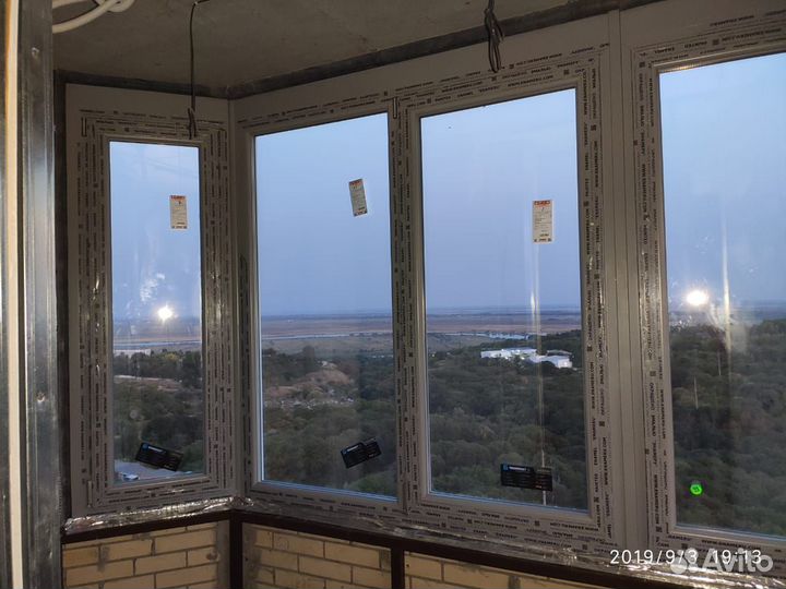 Остекление балконов и лоджий под ключ - выезд