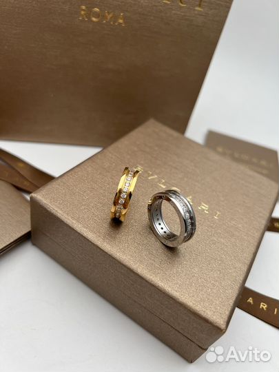 Bvlgari кольцо 16,17,18 размер