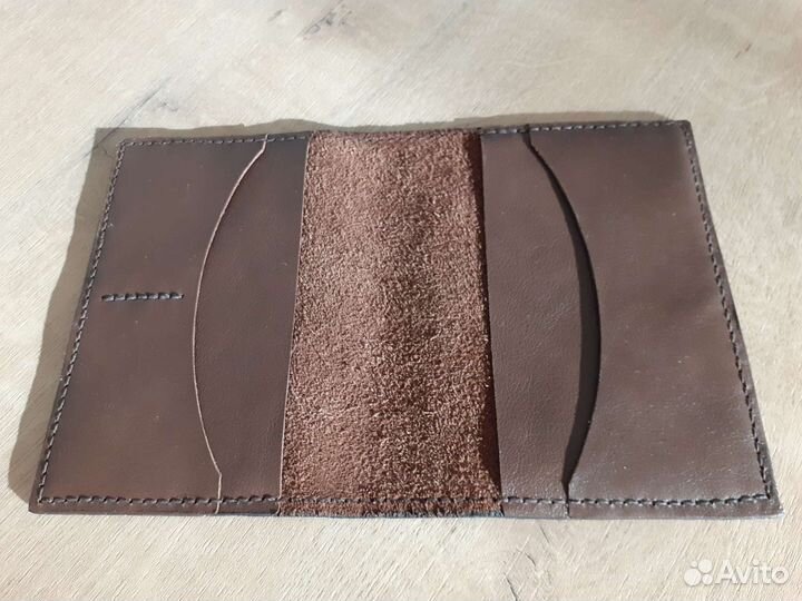 Обложка для документов натуральная кожа
