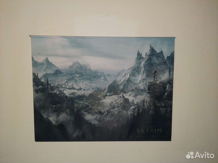Тканевый постер Skyrim Valley