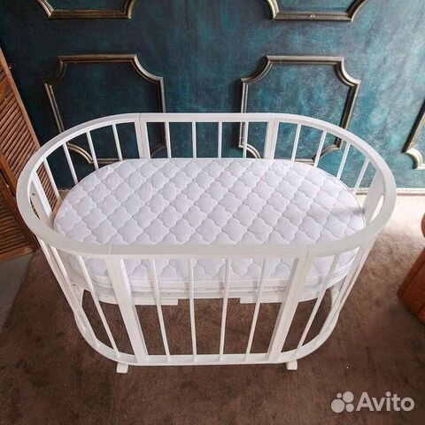 Новая круглая кроватка 8 в 1