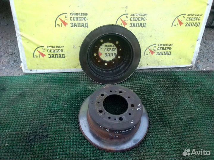 Диск тормозной задний Toyota Land Cruiser 100