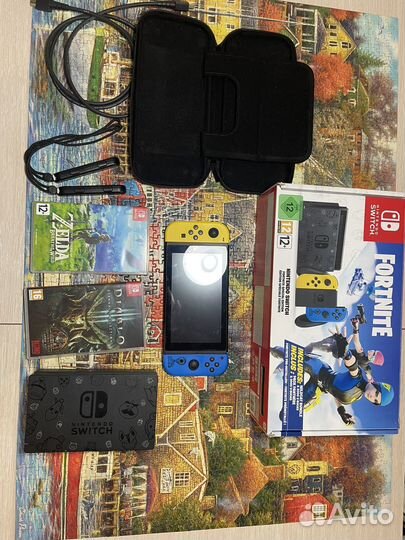 Портативная игровая приставка nintendo switch