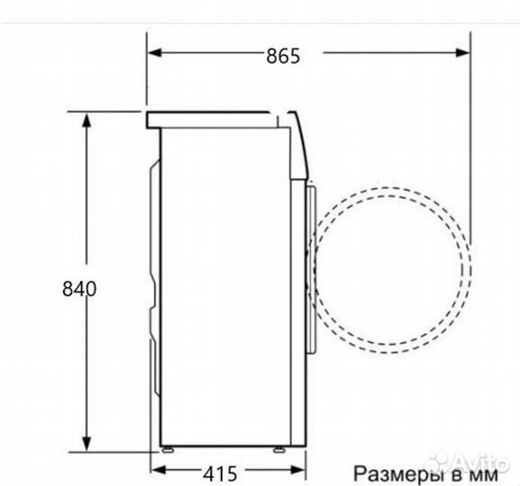 Стиральная машина Beko WRE6512ZAW белый