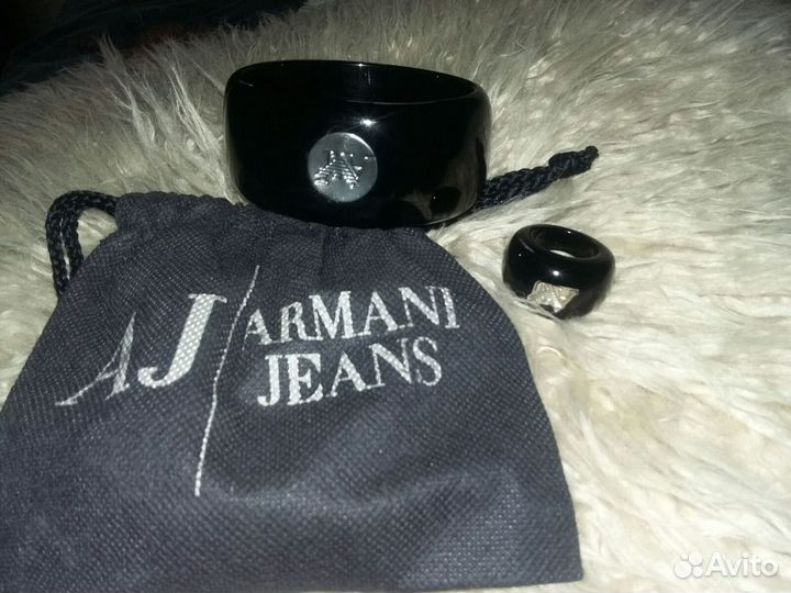 Комплект браслет и кольцо от Armani Jeans