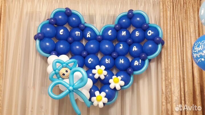 Цветы из шаров