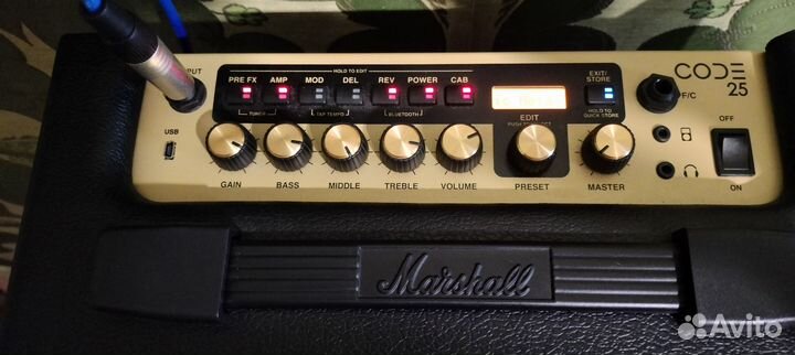 Комбоусилитель Marshall Code 25