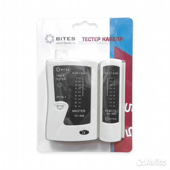 Тестер кабеля 5bites LY-CT005 UTP/STP RJ45, RJ11/1