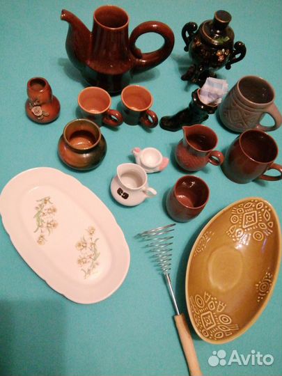 Керамика,кружки,ваза зик, посуда СССР