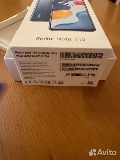 Xiaomi Redmi Note 11S, 6/64 ГБ