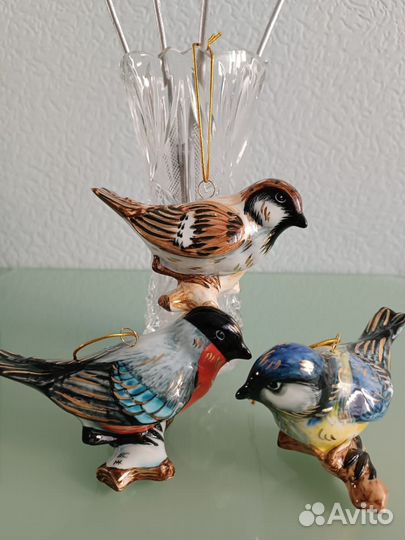 Фарфоровые статуэтки лфз,ёлочная игрушка