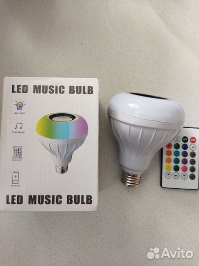 Лампочка+колонка led