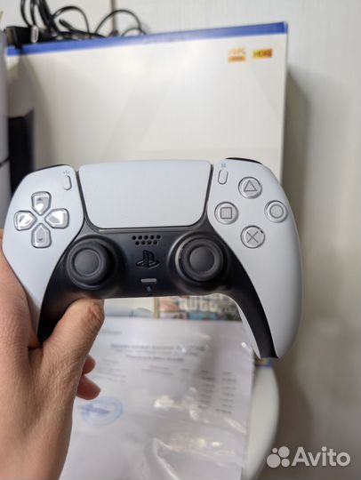 Sony playstation 5 slim с дисководом 2 геймпада