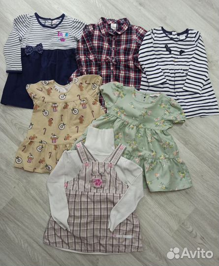 Платья для девочки пакетом 86 92 размер