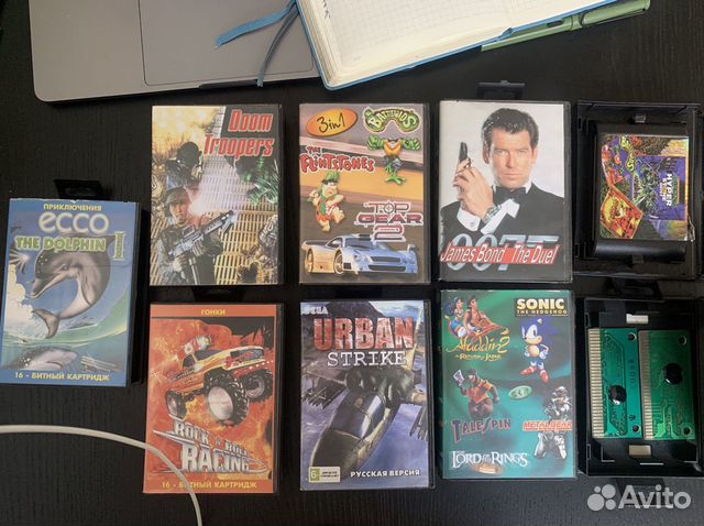 Картриджи для приставки Sega (обновлено)