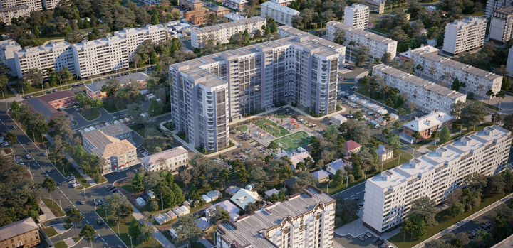 3-к. квартира, 69,6 м², 9/14 эт.