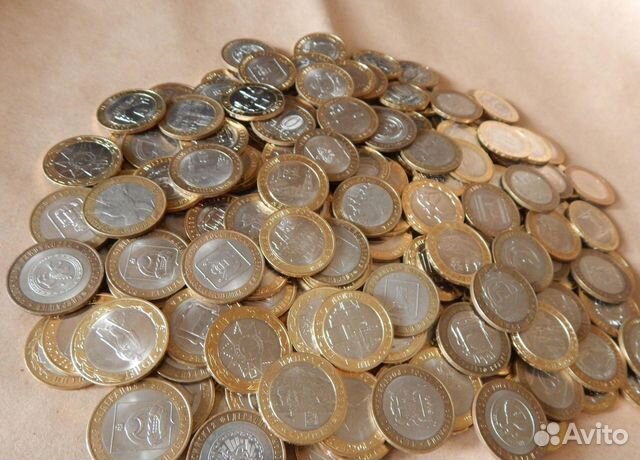 Монеты биметалл Россия и пр