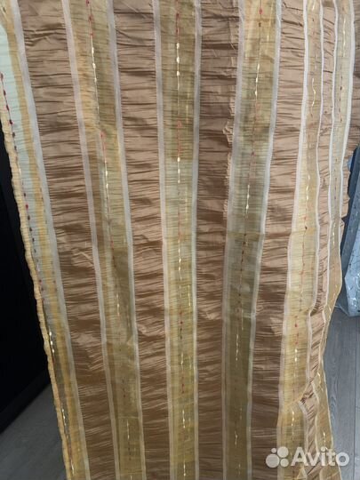 Тюль б/у (готовая)